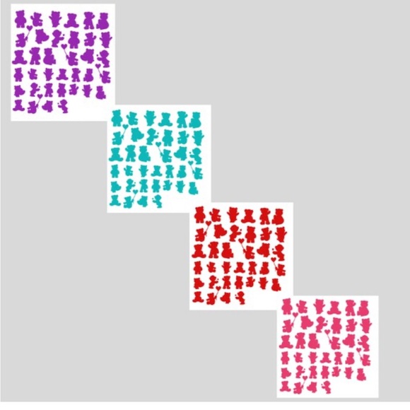 Cute Bears- Nail Stickers\Nail Decals \Art Sticker for DIY Finger, Toe nail … - Picture 8 of 9